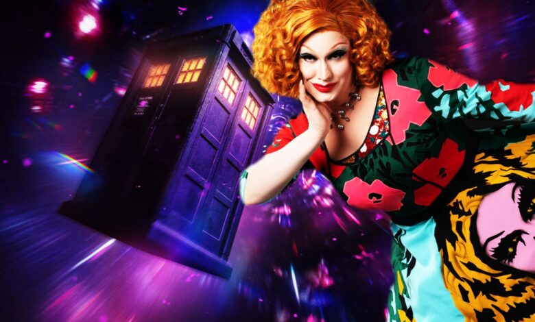 JInkx Monsoon and the TARDIS from Doctor Who