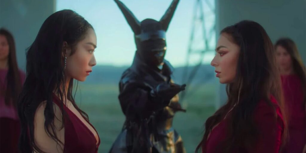 Charli XCX in the Beg For You Music Video