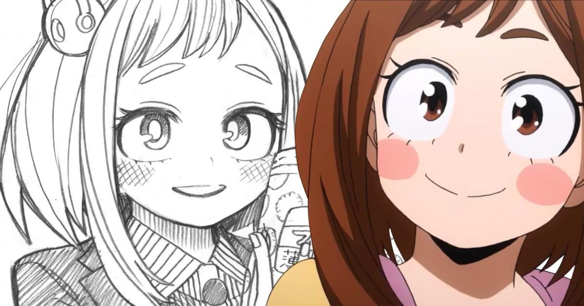 El creador de My Hero Academia comparte un nuevo boceto de Ochaco