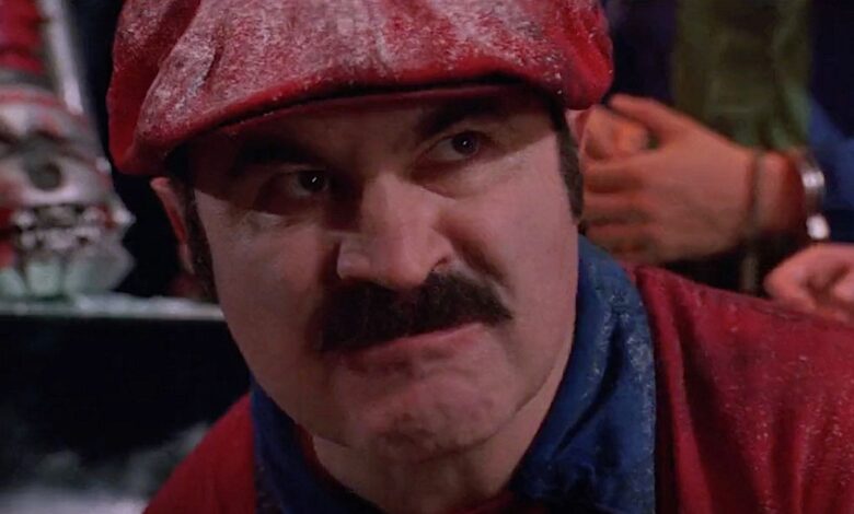 Bob Hoskins as Mario from Super Mario Bros.