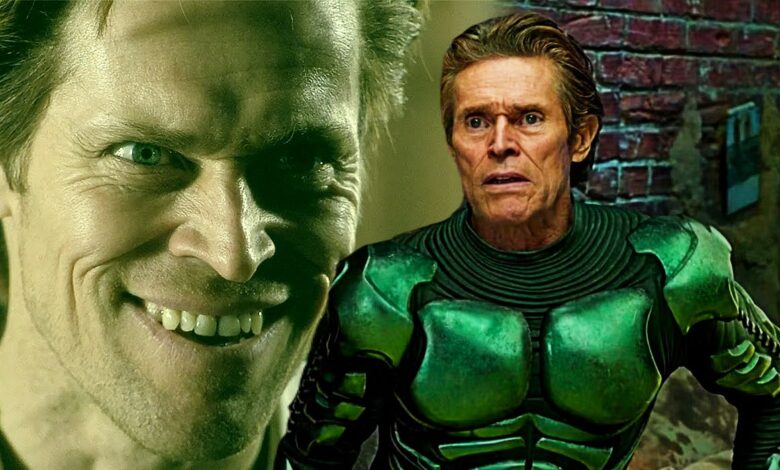 Split Image as Norman Osborn in Spider-Man and No Way Home