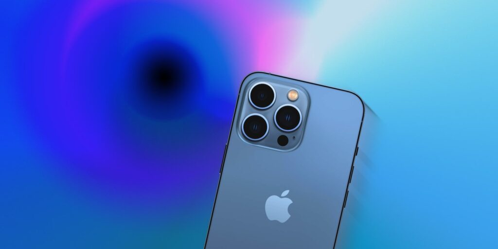 Apple iPhone 13 Pro Falling Into Black Hole Time Rift Future