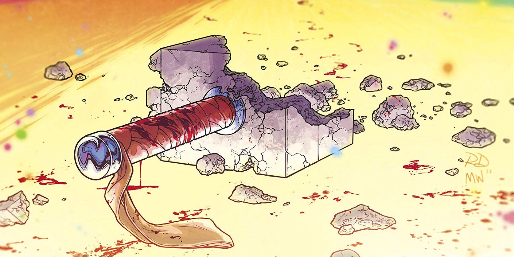 El martillo Mjolnir de Thor puede ser oficialmente destruido por un villano de choque