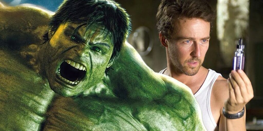 edward norton as bruce banner aka the hulk in the incredible hulk mcu