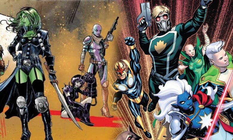 Guardians of the Galaxy new and old team lineup