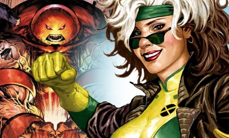 x-men rogue vs juggernaut