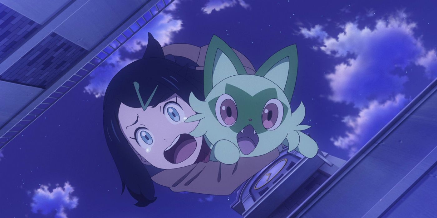 Pokemon-Horizons-Liko-Sprigatito-fall