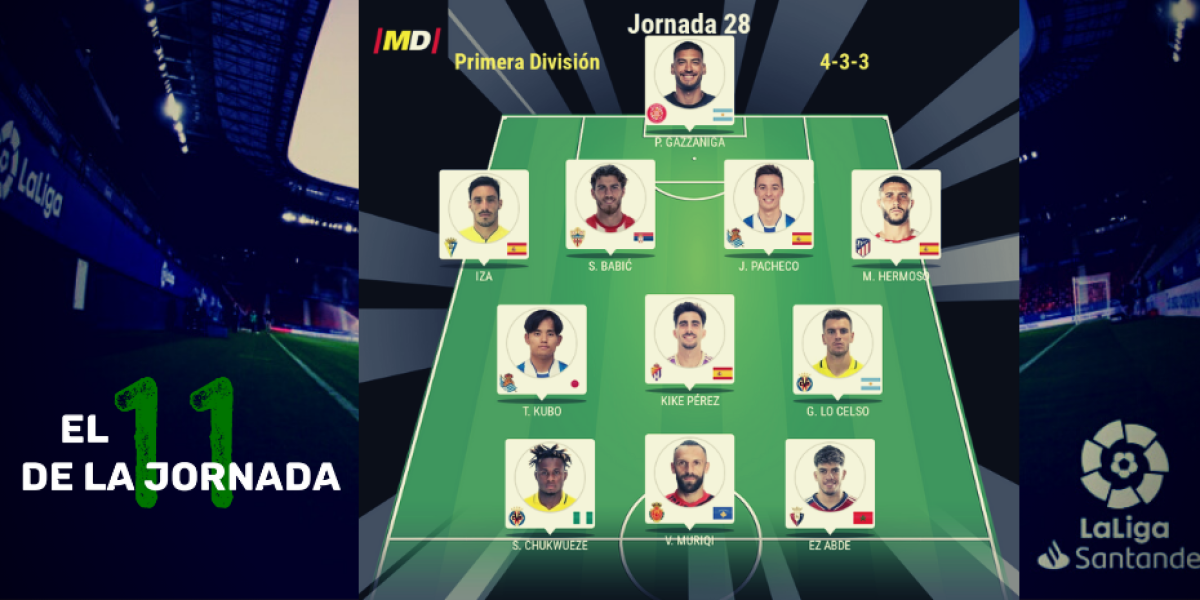 El once ideal de la 28ª jornada