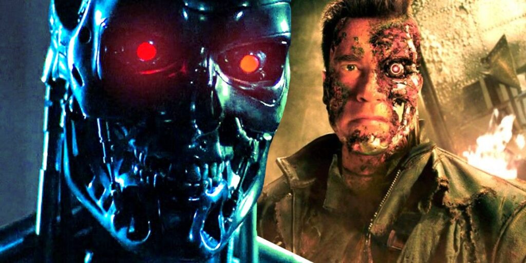 terminator vs arnie t-800