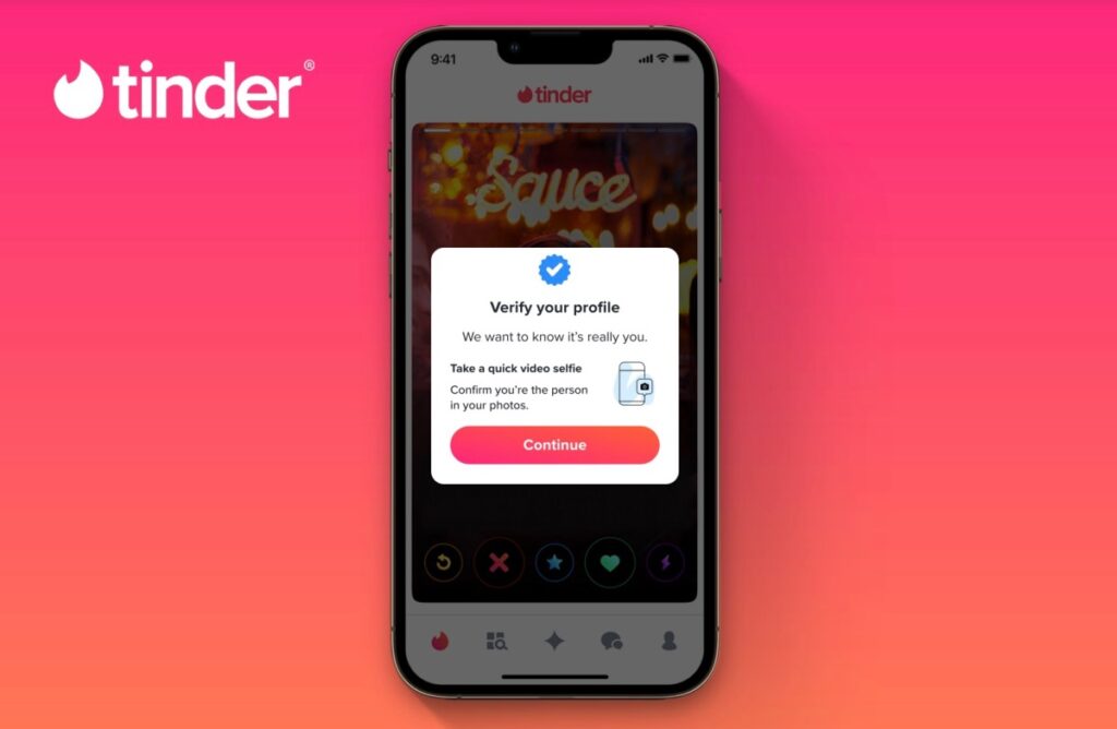 El proceso de verificación de Tinder ahora usará IA y video selfies