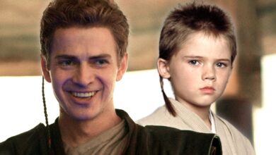 Anakin Skywalker in Obi-Wan Kenobi and The Phantom Menace.