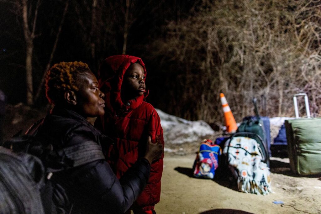 El punto débil por el que miles de migrantes entran a Canadá
