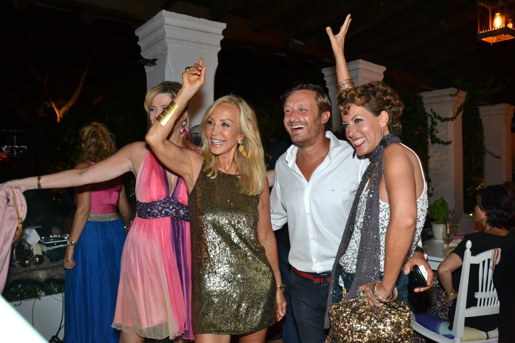 Juan Peña y Carmen Lomana en una fiesta / Gtres