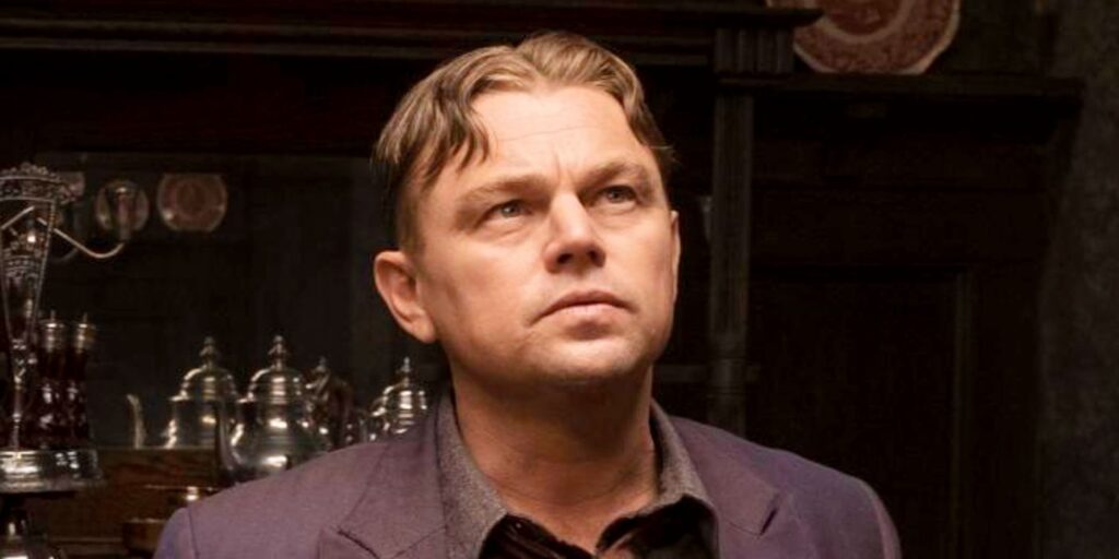 Leonardo DiCaprio in Killers of the Flower Moon.