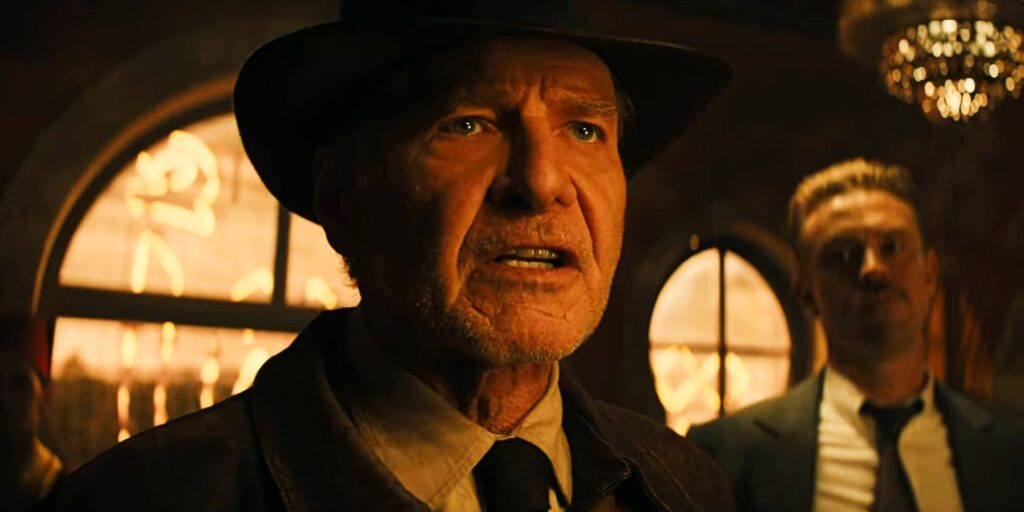 Indiana Jones angrily speaking
