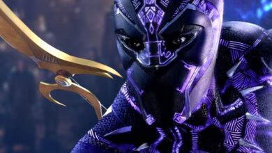 black panther mcu vs corvus glaive