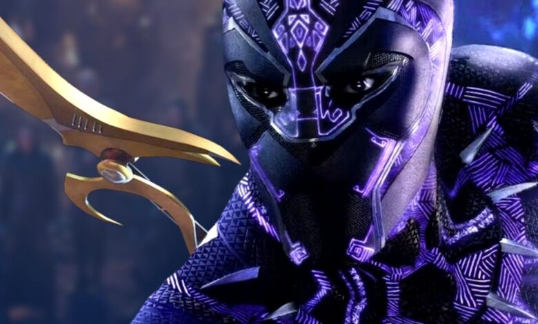 black panther mcu vs corvus glaive