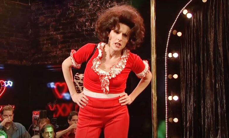 Molly Shannon as Sally O'Malley on SNL.