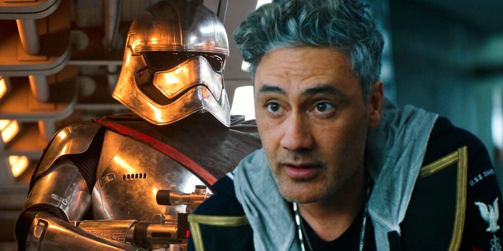 Custom image of Captain Phasma and Taika Waititi.