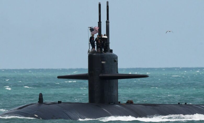 Estados Unidos moviliza submarino ante las tensiones con Irán