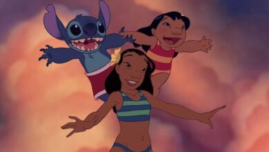 Nani Surfing with Lilo and Stitch