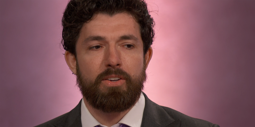 love is blind's zack goytowski at the reunion