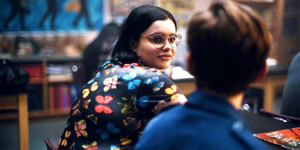 Barbie Ferreira as Kat in Euphoria on HBO