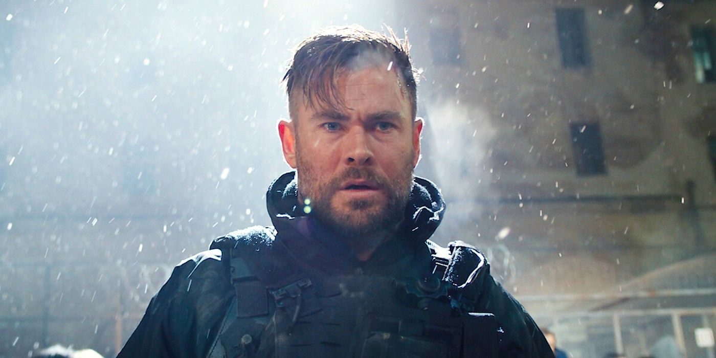 Chris Hemsworth as Tyler Rake in Extraction 2