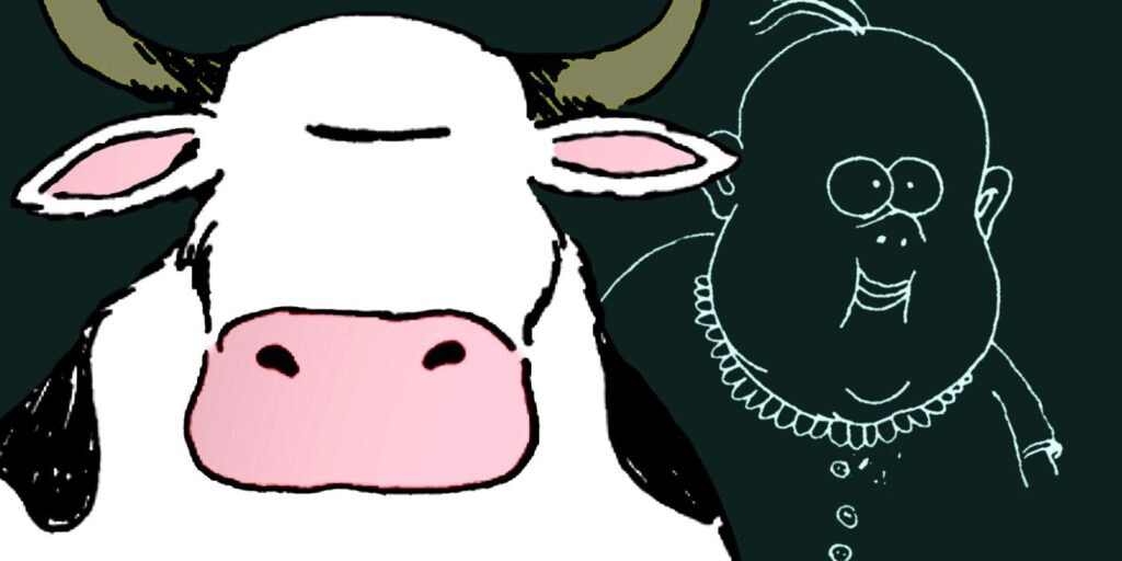 the far side gary larson cow and baby