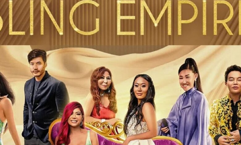 Bling Empire Cast group shot with logo
