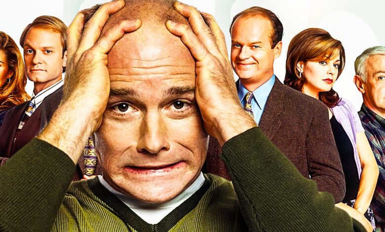 Frasier cast and bulldog