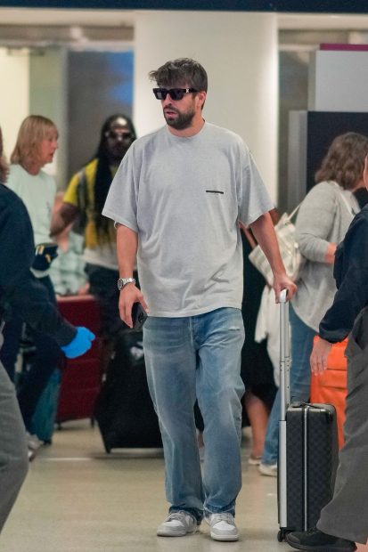 Gerard Piqué a su llegada a Miami. / Gtres