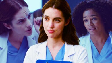 Adelaide Kane as Jules and Alexis Floyd as Simone in Grey's Anatomy S19