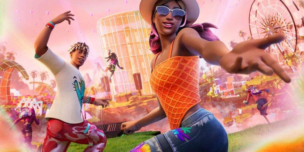 Fortnite Coachella Sunset Alto and Desert Dawn Lyric outfits