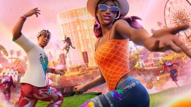 Fortnite Coachella Sunset Alto and Desert Dawn Lyric outfits