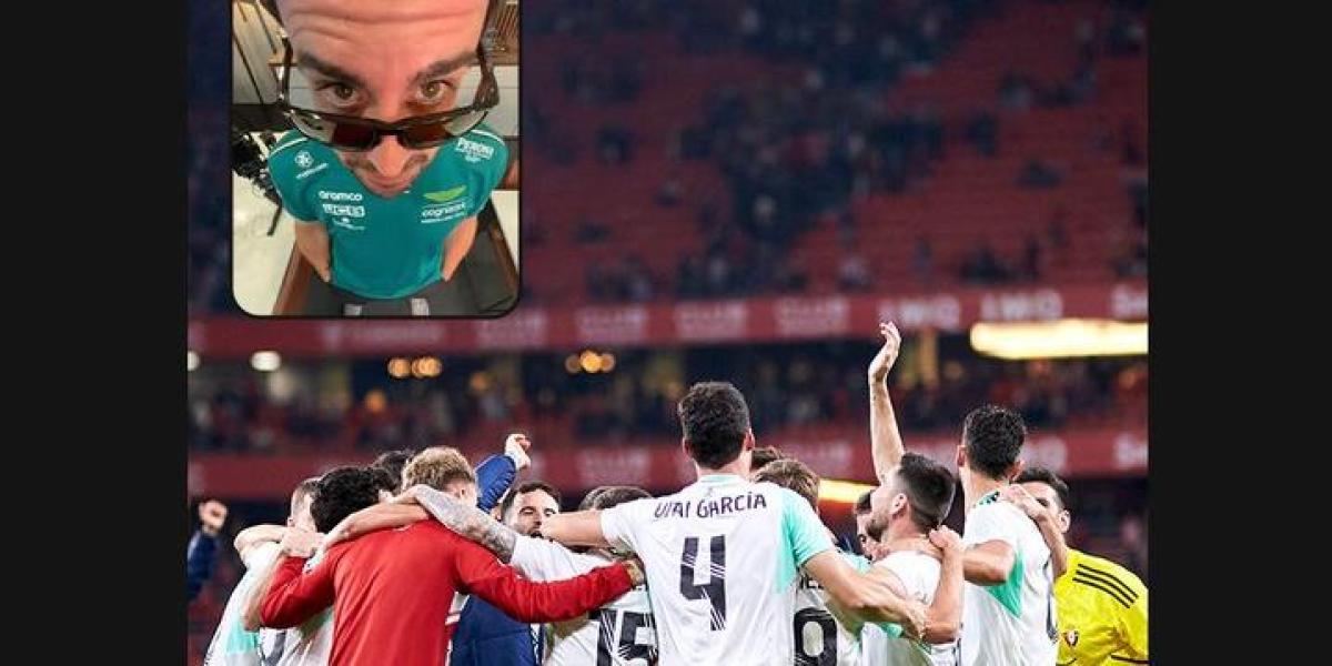 Guiño de Osasuna a Fernando Alonso