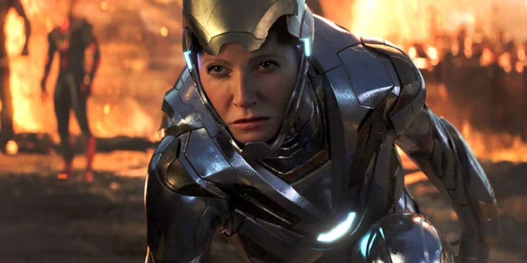 gwyneth paltrow as pepper potts in avengers endgame
