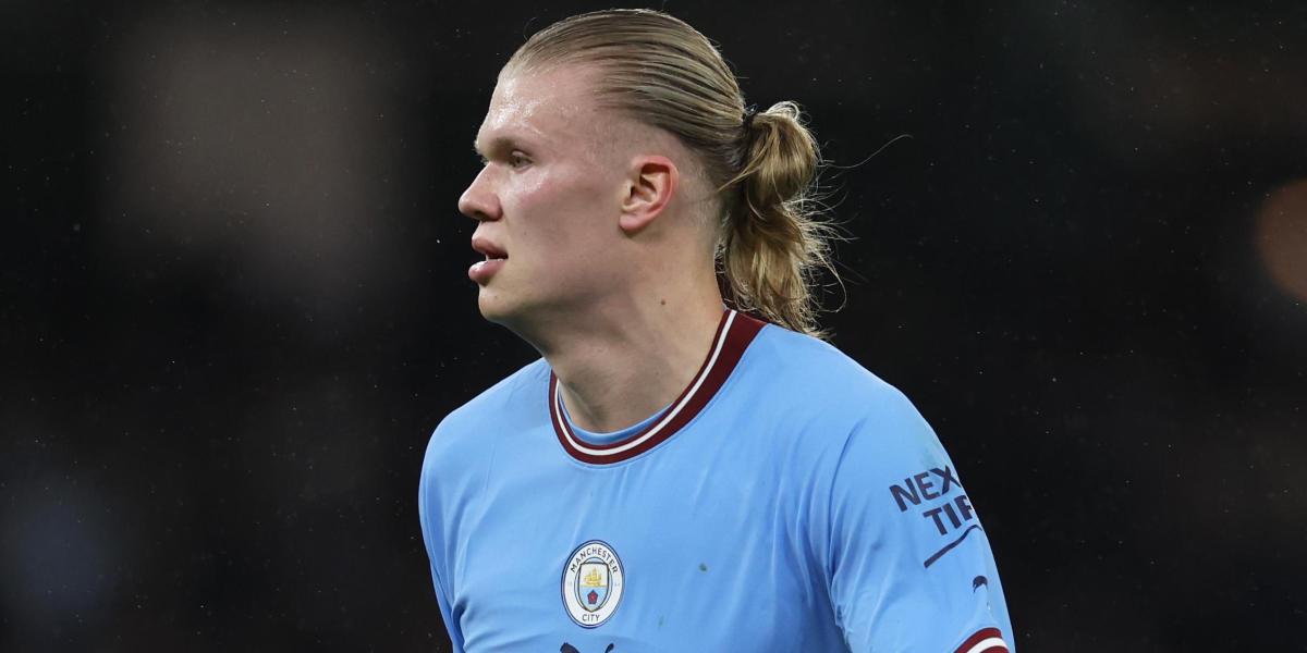 Haaland, baja en el Manchester City-Liverpool