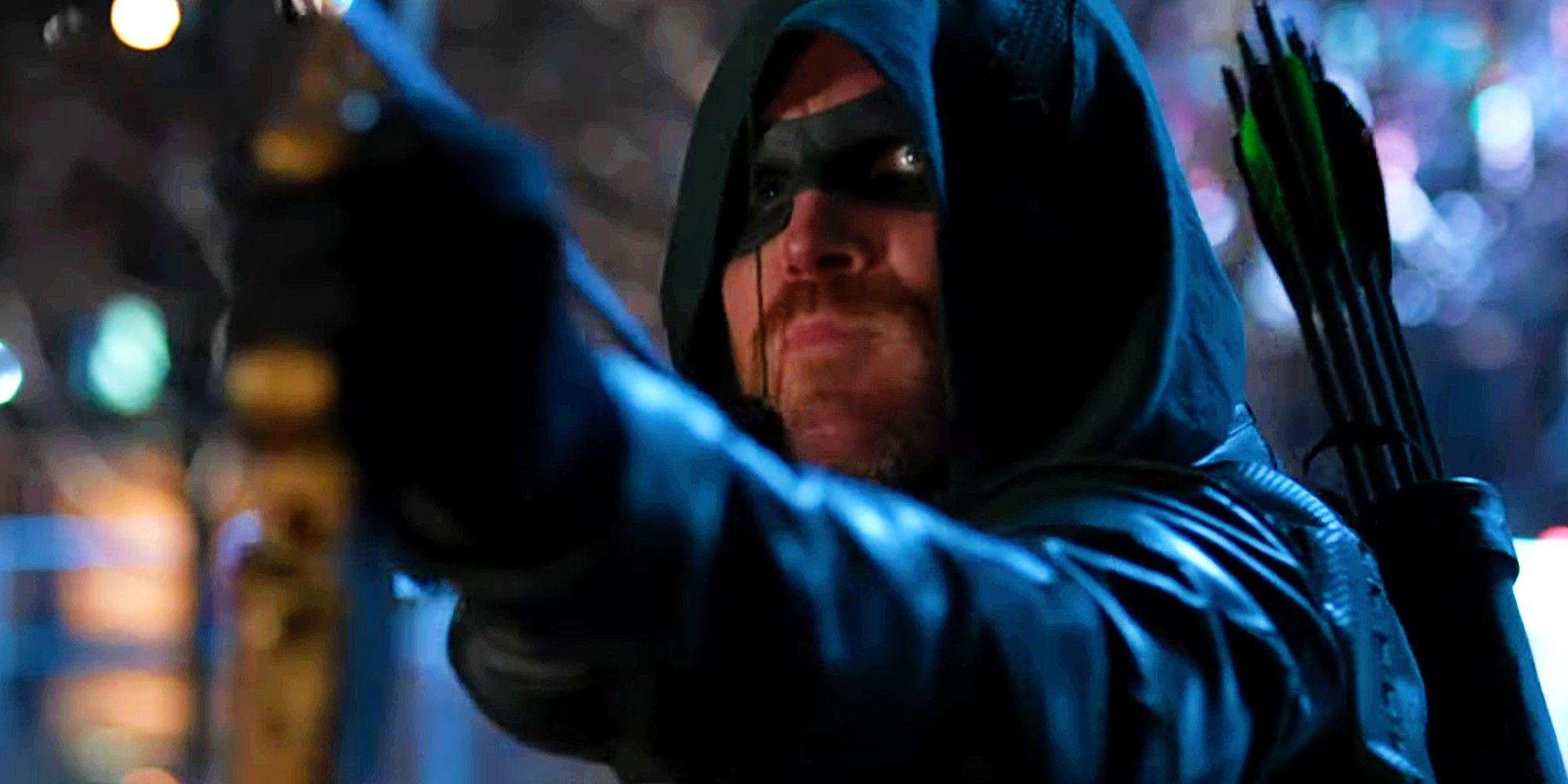 Stephen Amell as Green Arrow in The Flash Season 9 Episode 9