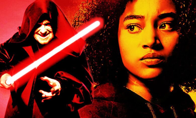Palpatine and Amandla Stenberg.
