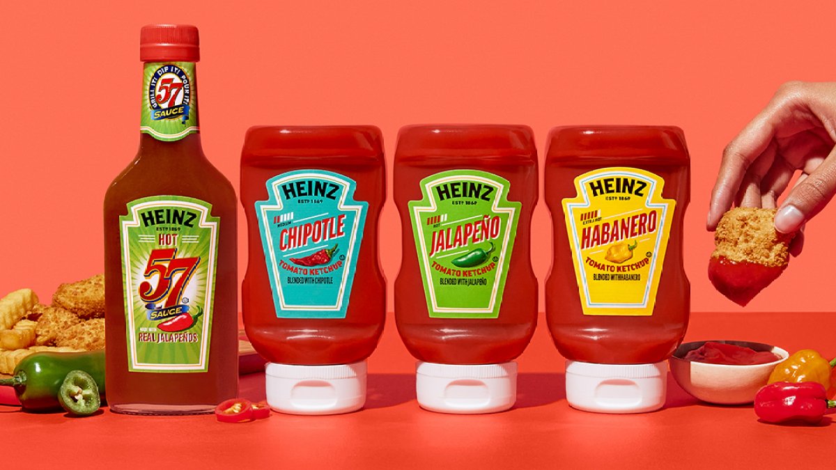Heinz ofrece nuevos kétchups picantes