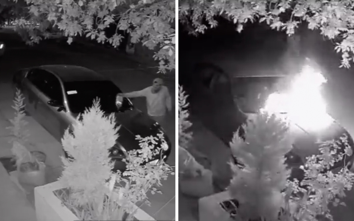 Incendian auto del periodista Fernando Rodríguez en Coahuila | Video