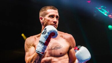Jake Gyllenhaal boxing in Southpaw