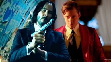 Keanu Reeves and Bill Skarsgard in John Wick 4