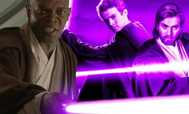 star wars mace windu purple lightsaber