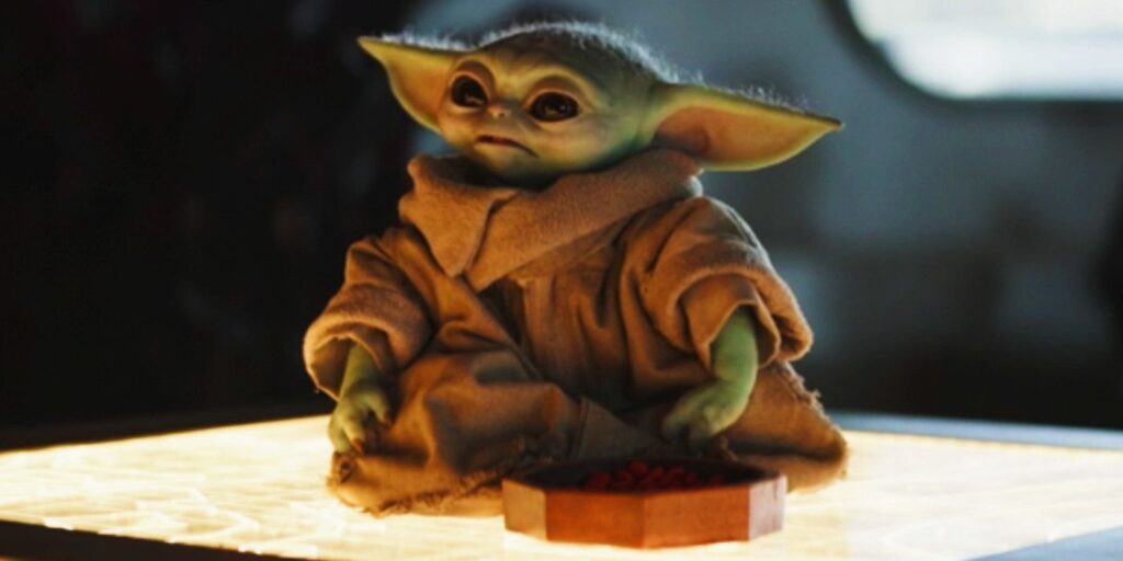 Grogu in The Mandalorian season 3 episode 7.