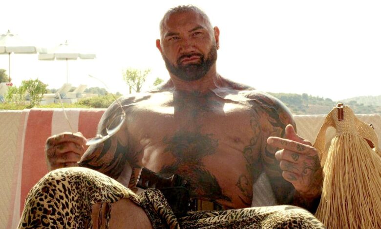Dave Bautista in Glass Onion A Knives Out Mystery