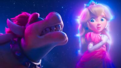 Bowser singing about Peach in The Super Mario Bros Movie