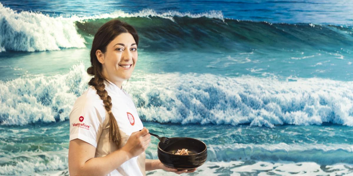 La chef Carlotta Cofano prepara el menú de Sant Jordi y el dragón