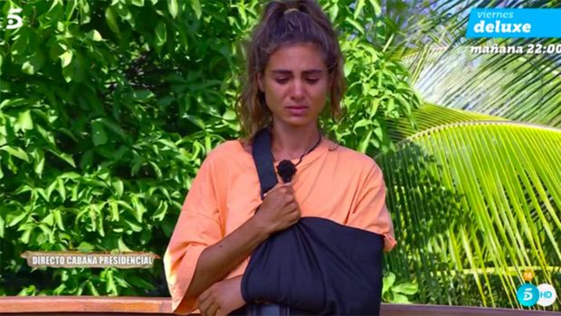 Gema Aldón en 'Supervivientes' / Telecinco